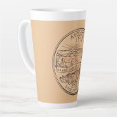 Tinted Arizona Staat Quarter Design Milchtasse (Linke Ecke)