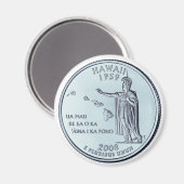 Tinted Hawaii Staat Quarter Design Magnet (Vorderseite/Rückseite)