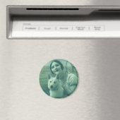 Tinted Lady and Dog Magnet (In Situ (Geschirrspüler))