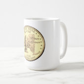 Tinted New York Staat Quarter Design Kaffeetasse (VorderseiteRechts)