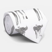 Tinten-Elche Krawatte (Gerollt)