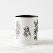 Tinten-Freunde Zweifarbige Tasse (Mittel)