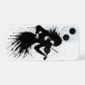 Tinten-Geborener Geiger im Sturm des Klangs iPhone 15 Hülle (Rückseite (Horizontal))