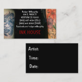 Tinten-Haus Visitenkarte (Vorne/Hinten)