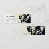 Tinten-Katzen-Visitenkarte Mini Visitenkarte (Vorne/Hinten)