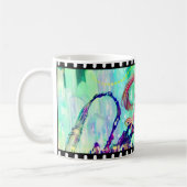 Tinten-Mädchen-schlichte Tasse (Links)