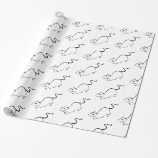 Tinten-Ratte Geschenkpapier