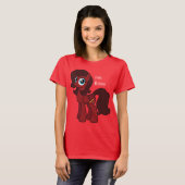 Tinten-Rosen-Shirt T-Shirt (Vorne ganz)