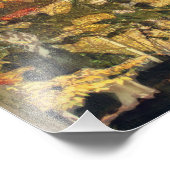 Tintenblock der Herbstbaumen Fotodruck (Ecke)