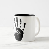 Tintendruck Zweifarbige Tasse (VorderseiteRechts)