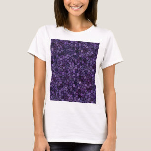 Tintenfass Blaues Kopfsteinpflaster Patchwork Terr T-Shirt
