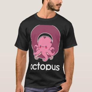 Tintenfisch Alphabet Tentakel Kalmar Angeln T-Shirt