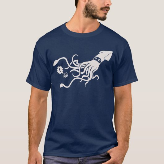 Tintenfisch-Angriff! T-Shirt (Vorderseite)