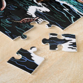 Tintenfisch-Angriffs-Puzzlespiel Puzzle (Seite)