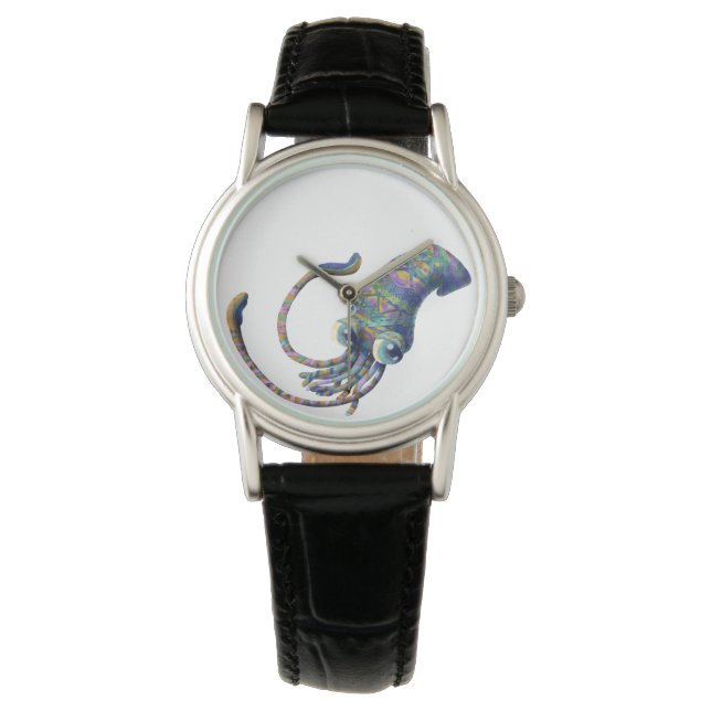 Tintenfisch Armbanduhr (Vorderseite)