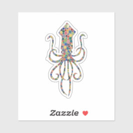 Tintenfisch Aufkleber