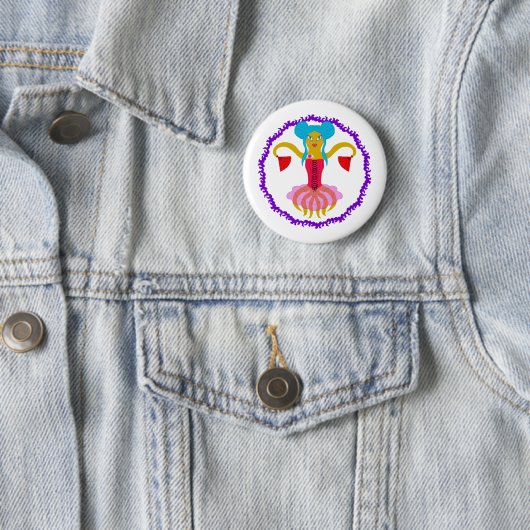 Tintenfisch button (Beispiel)