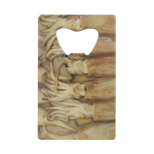 Tintenfisch - Calamari Geldbeutel Flaschenöffner (Vorderseite)