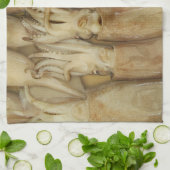 Tintenfisch - Calamari Geschirrtuch (Gefaltet)