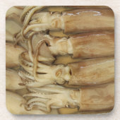 Tintenfisch - Calamari Getränkeuntersetzer (Vorderseite)