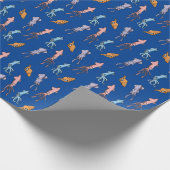 Tintenfisch Cartoon Muster Geschenkpapier (Ecke)
