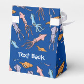 Tintenfisch Cartoon Muster Geschenkschachtel (Rückseite)