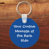 Tintenfisch Cartoon Schlüsselanhänger (Rückseite)