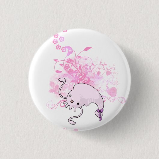 Tintenfisch-Chans Knopf Button (Vorderseite)