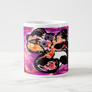 Tintenfisch-Edelstein Jumbo-Tasse
