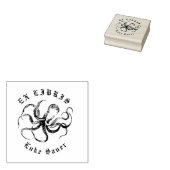 Tintenfisch Ex Libris Stempel (Stempel)