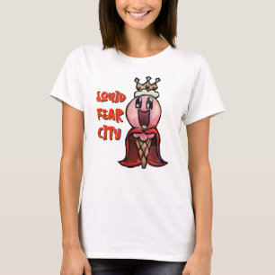 Tintenfisch Fear City King Ice Cream Graphic T-Shi T-Shirt