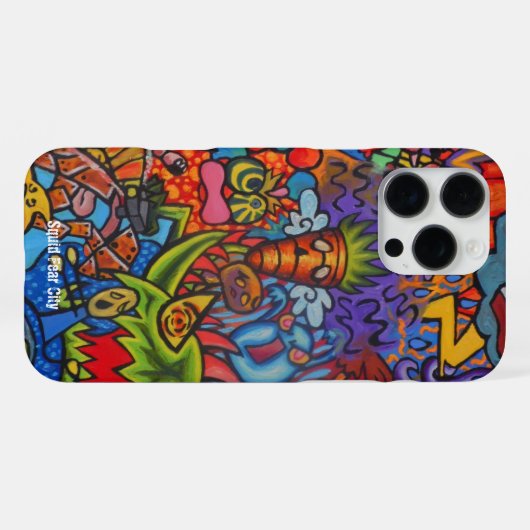 Tintenfisch Federn City Phone Fälle von Casagiovan iPhone Hülle (Rückseite (Horizontal))