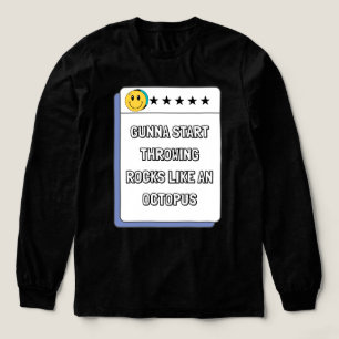 Tintenfisch Felsen Tri-Blend Shirt