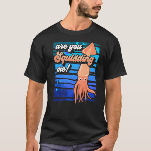 Tintenfisch Fisch und Meeresfrüchte Feinschmecker  T-Shirt