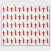 Tintenfisch Geschenkpapier (Flach)