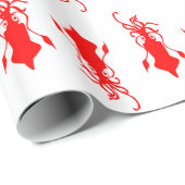Tintenfisch Geschenkpapier (Rolleneckpunkt)