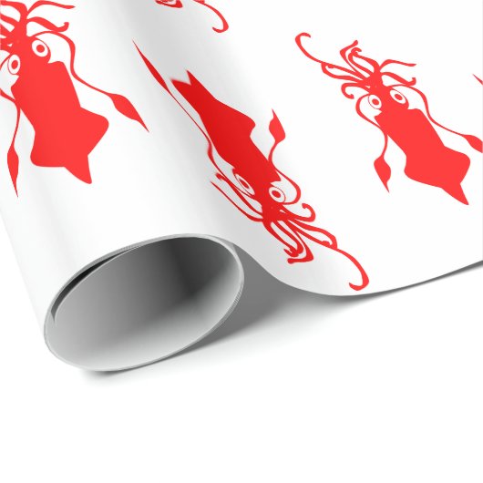Tintenfisch Geschenkpapier (Rolleneckpunkt)