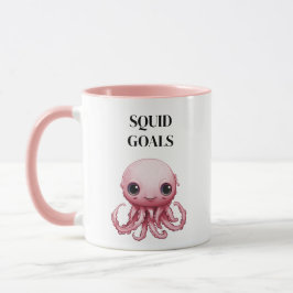 Tintenfisch Goals Blush Pink Niedlich Tasse