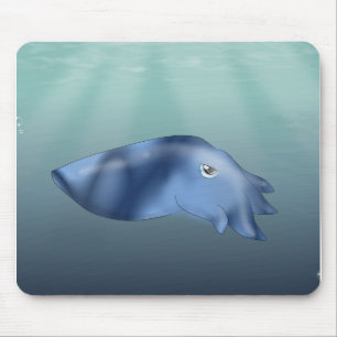 Tintenfisch im Ozean Mousepad
