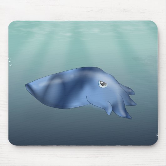 Tintenfisch im Ozean Mousepad (Vorne)