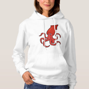 Tintenfisch im Poker mit Poker-Karten Hoodie