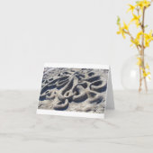 Tintenfisch im Sand Karte (Gelbe Blume)