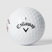 Tintenfisch Koch Cartoon Golfball (Logo)