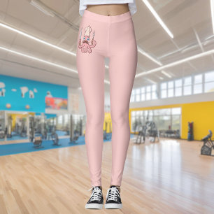 Tintenfisch Koch Cartoon Leggings