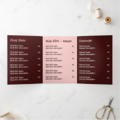 Tintenfisch Koch Cartoon Menü (Innenseite)