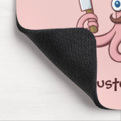 Tintenfisch Koch Cartoon Mousepad (Ecke)