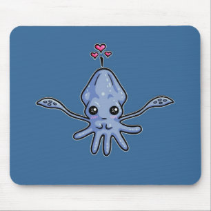 Tintenfisch-Liebe Mousepad