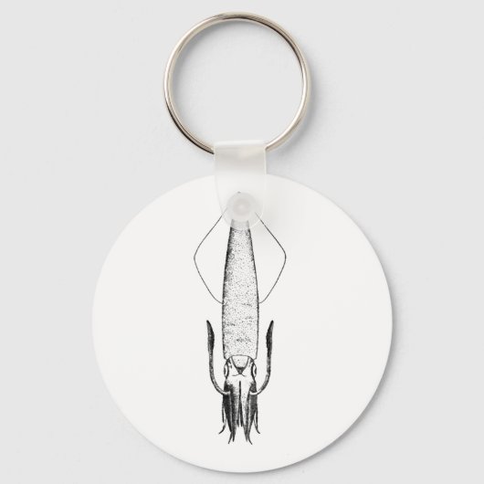 Tintenfisch-Logo (Loligo) Schlüsselanhänger (Vorderseite)