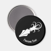 Tintenfisch Magnet (Vorderseite/Rückseite)