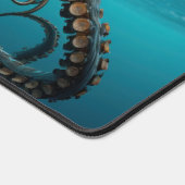 Tintenfisch mit Rüstung aus Stahlstahl Schreibtischunterlage (Ecke)